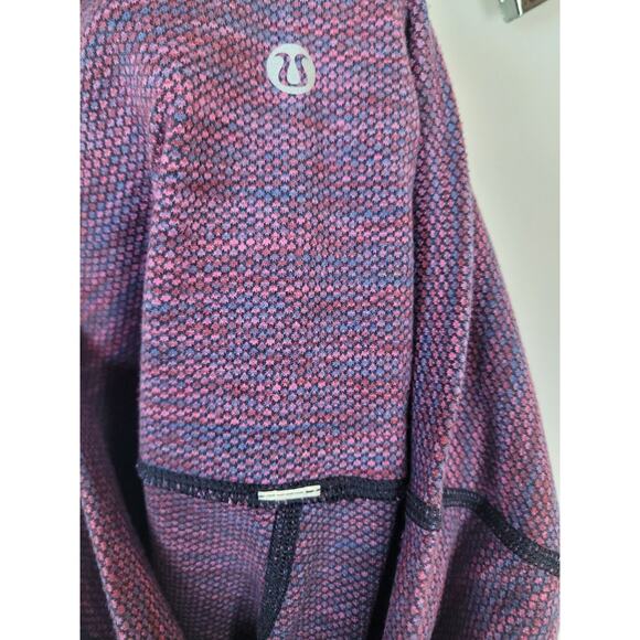 Lululemon Womens Leggings Pink Blue Spacedye Crop Leggings Size Small - Picture 8 of 8